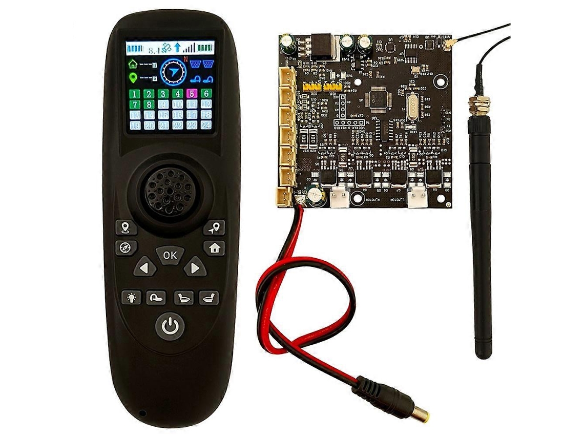Comando À Distância Para Txg4 1.54inch Colored Screen Display Single-hand 6-12v Receiver Board Gps Control