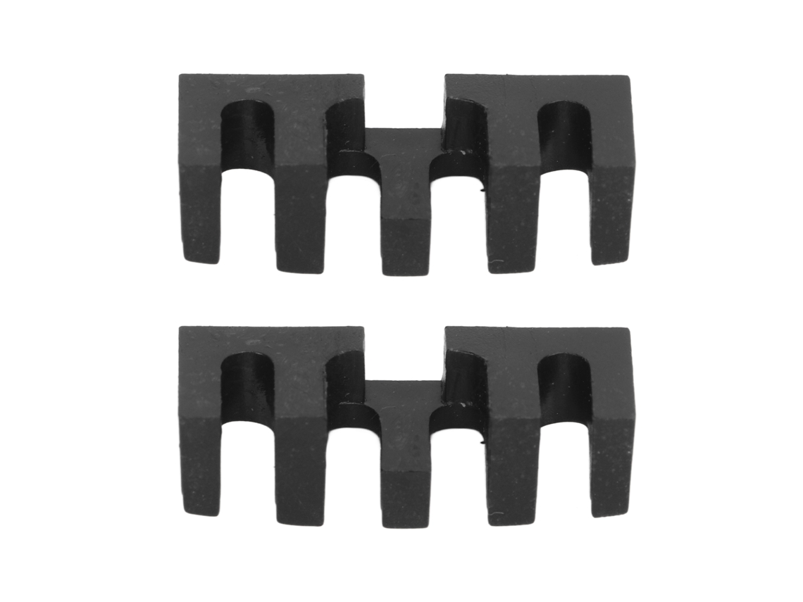 2pcs Adaptador De Carga Para Cordar Raquetes De Badminton Ferramenta De Proteção Em Plástico Preto