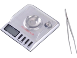 Balança Digital De Bolso Com Capacidade 20g, Resolução 0,001g, Peso E