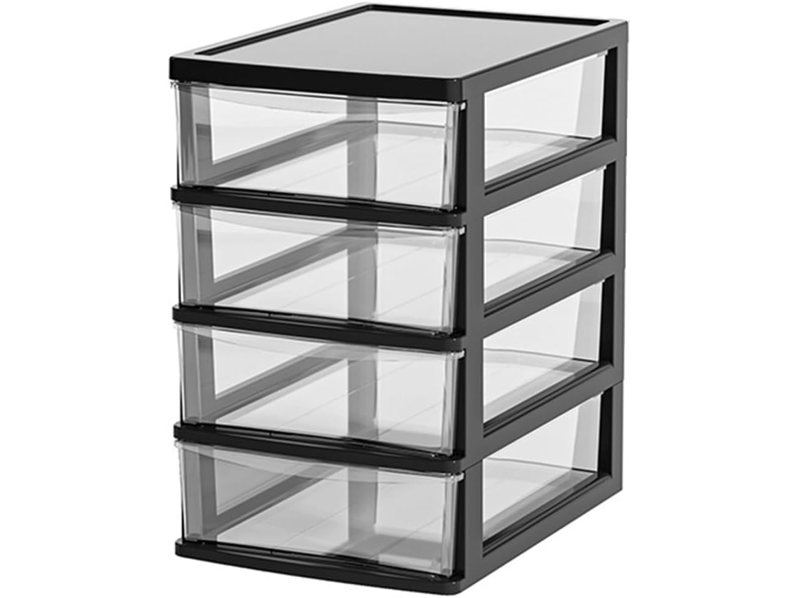 Caixa De Armazenamento De Mesa Elegante E Funcional Para Escritório.