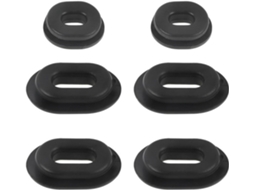 Conjunto de 12 rodas "bêbadas" para carenagem lateral de motocicleta.