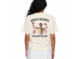 Rockinstone Rocky Movie Stallion Solid Natural Adult T-shirt Size:m