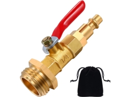 Adaptador De Blowout Para Inverno Hotop Com Plugue De Conexão Rápida Masculino De 1/4 Polegada E Rosca Ght Masculina De 3/4 Polegada
