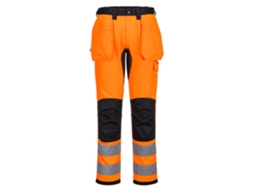 Calças Wx2 Eco Hi-vis Holster De Alta Visibilidade – Ideais Para Trabalhos De Segurança Laranja Preto / 42