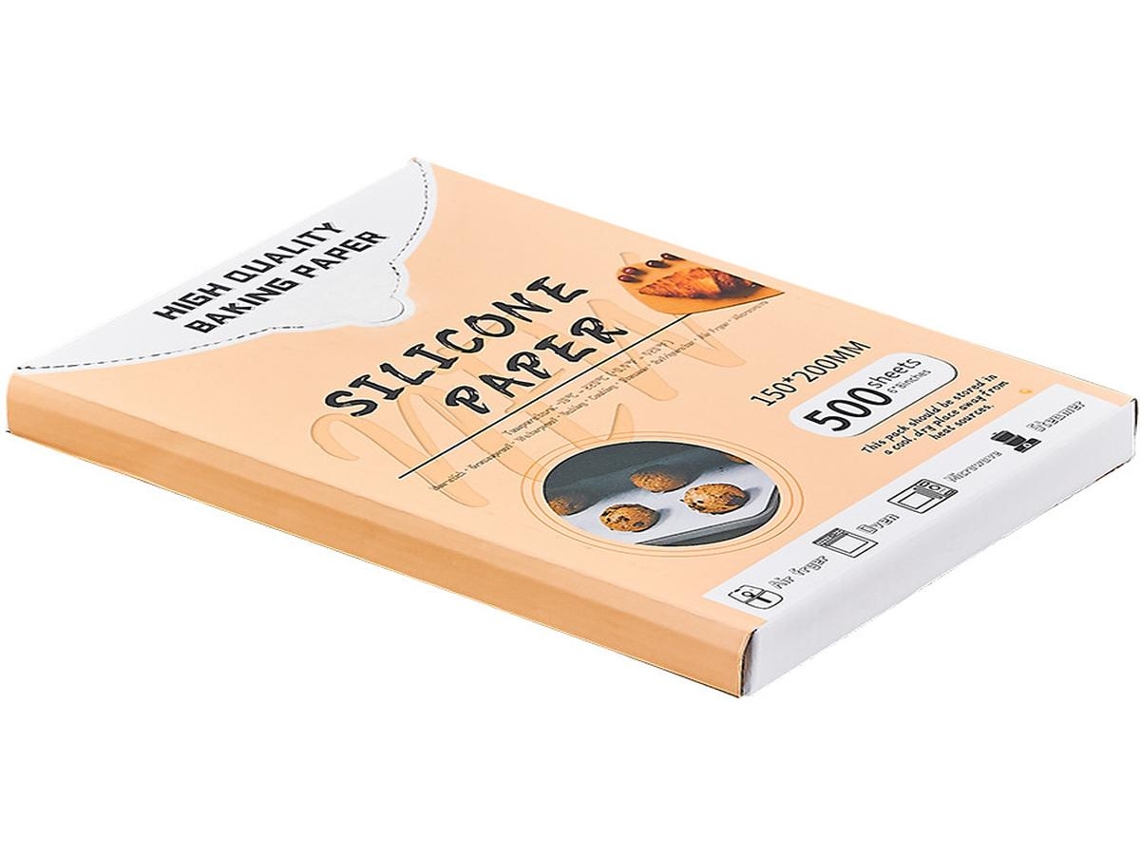 Lurelia Papel Vegetal, 200 Folhas, Antiaderente, Resistente Ao Calor, Para Assar E Cozinhar