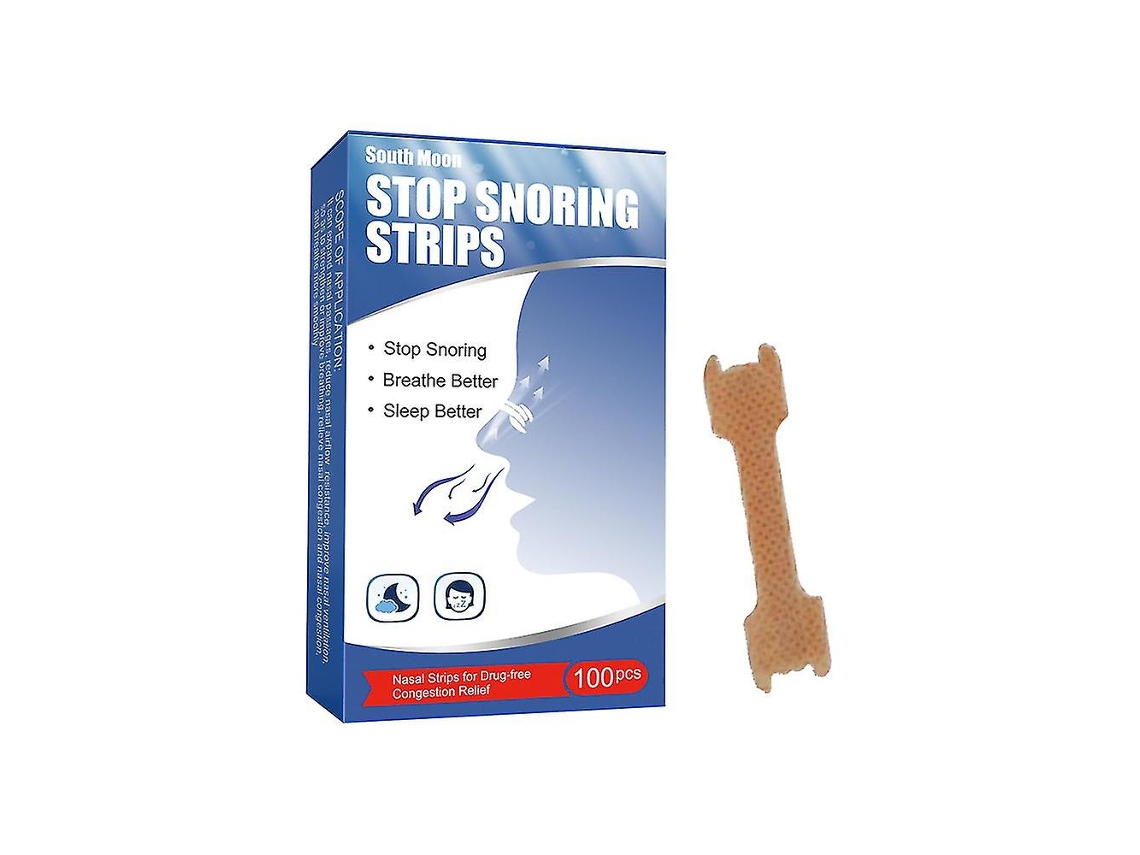 200 Peças De Tiras Nasais Antirronco Para Ajudar A Dormir Melhor E Evitar O Ronco Slowmoose
