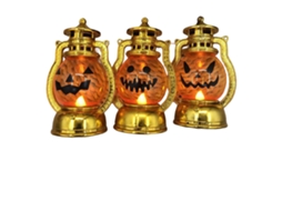 Laxiscreed Abóbora Decorativa De Halloween Com Iluminação Para Crianças E Ambientes Assustadores