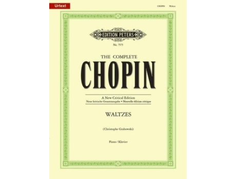 Livro Waltzes For Piano De Fryderyk Chopin (inglês)