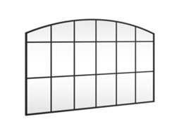 Wall Mirror, Wall Mirrors Vidaxl Preto Ferro (100 X 60 Cm)