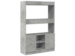 Highboard, Highboards Vidaxl Cinzeto Madeira Processada (n/a)