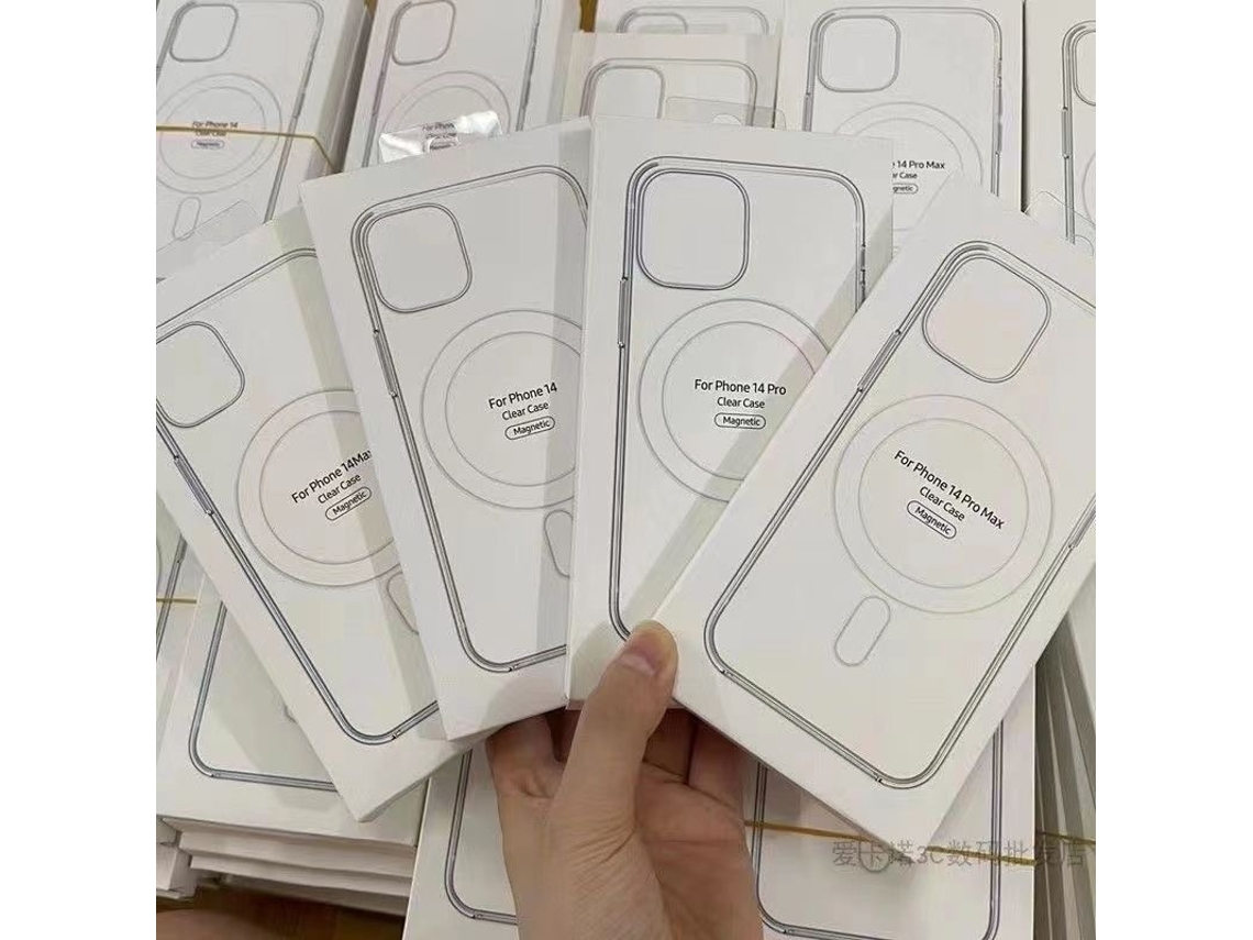 Capa Transparente Magnética Com Animação Para Iphone 17 Air, Cobertura Total Em Acrílico Transparente.