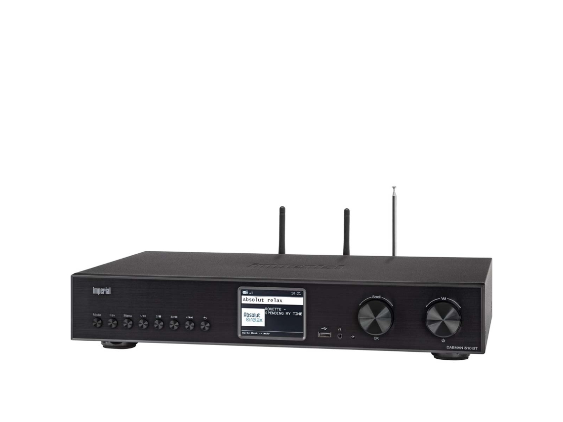 Rádio Multifunções Dab / Fm / Internet / Bluetooth Dabman I510 Bt Preto Imperial