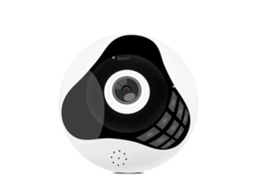 Câmera WiFi panorâmica interna Bestvite 360° com visão noturna HD (branca)