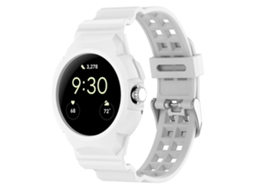 Pulseira De Silicone Integrada E Totalmente Fechada Para Google Pixel Watch
