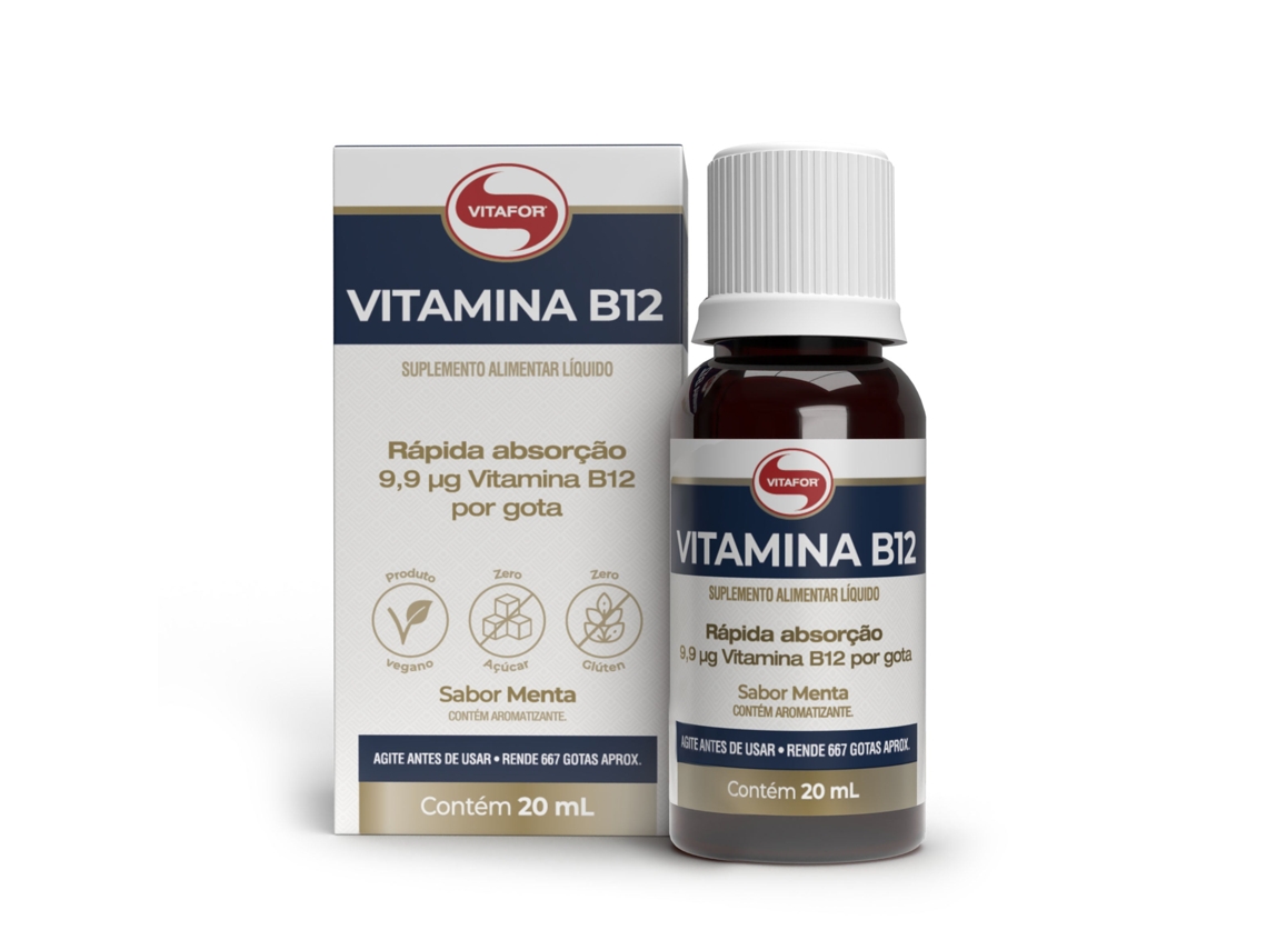 Vitamina B12 20Ml Sabor Menta VITAFOR