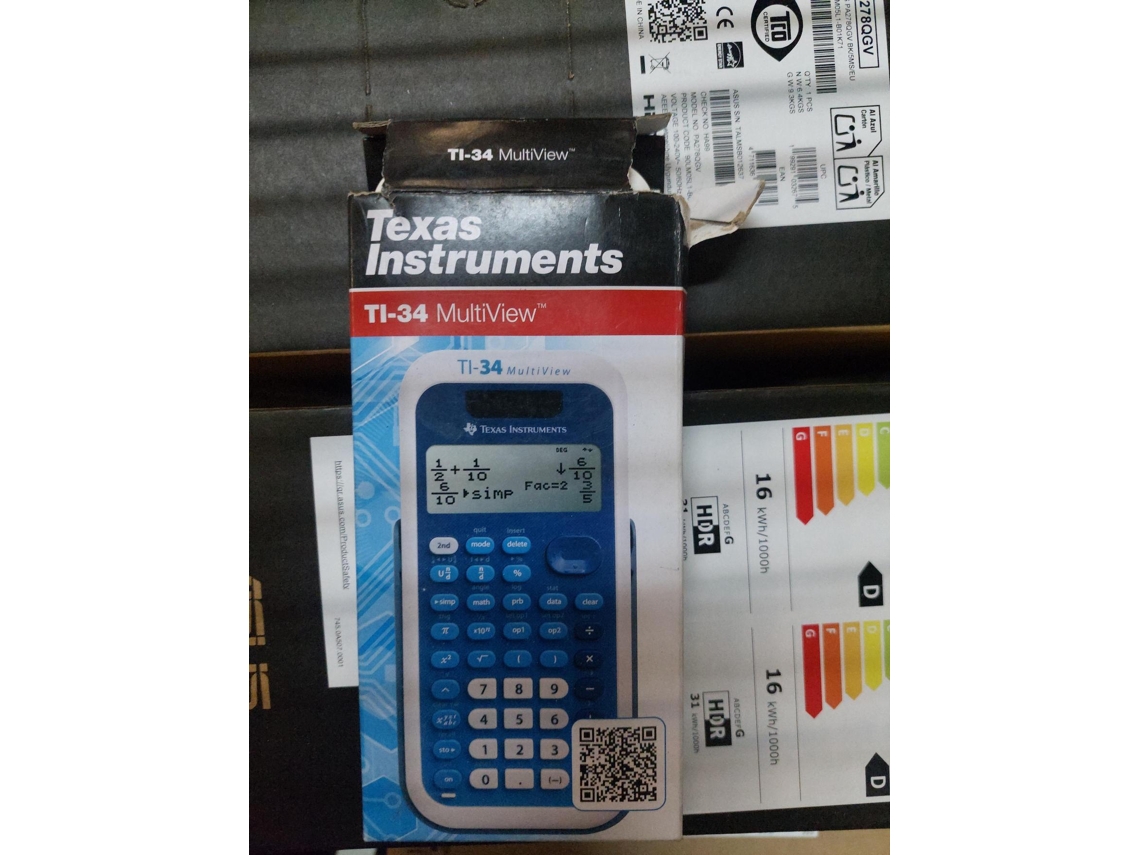 Calculadora Científica TEXAS Ti-34 Multiview (Outlet Caixa Aberta - 16 Dígitos)