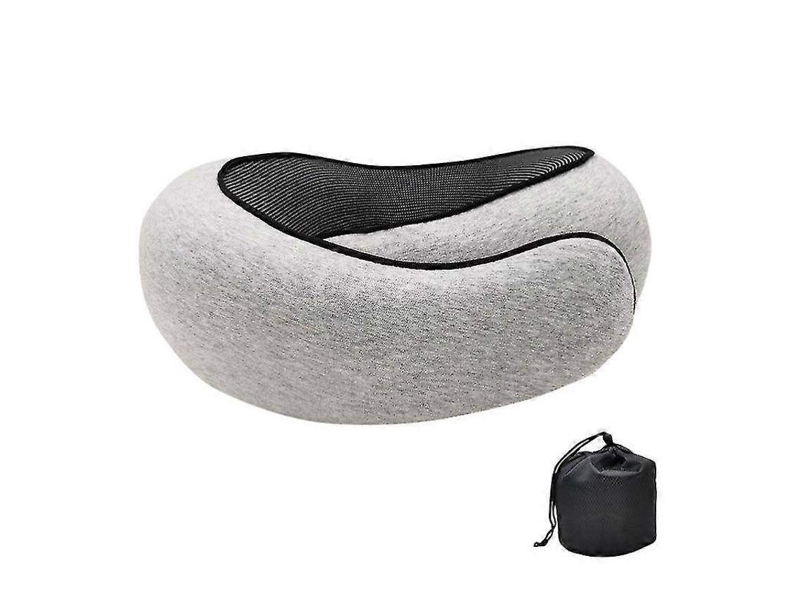 Travesseiro de viagem em algodão viscoelástico formato U para massagem AQUAFORGE