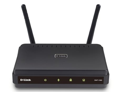 Repetidor de Sinal D-LINK DAP-1360 N — Single Band | 300 Mbps