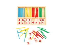 Conjunto De Brinquedo Educacional De Madeira Para Crianças Matemática Pré-escolar Bebê