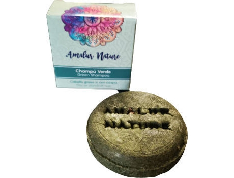 Champô Sólido AMALUR NATURE verde sem sulfato (50 gr)