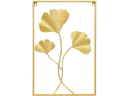 Planta Pendente De Parede Em Formato De Folha De Ginkgo Nórdica Em Metal Para Sala De Estar E Quarto Gokoco