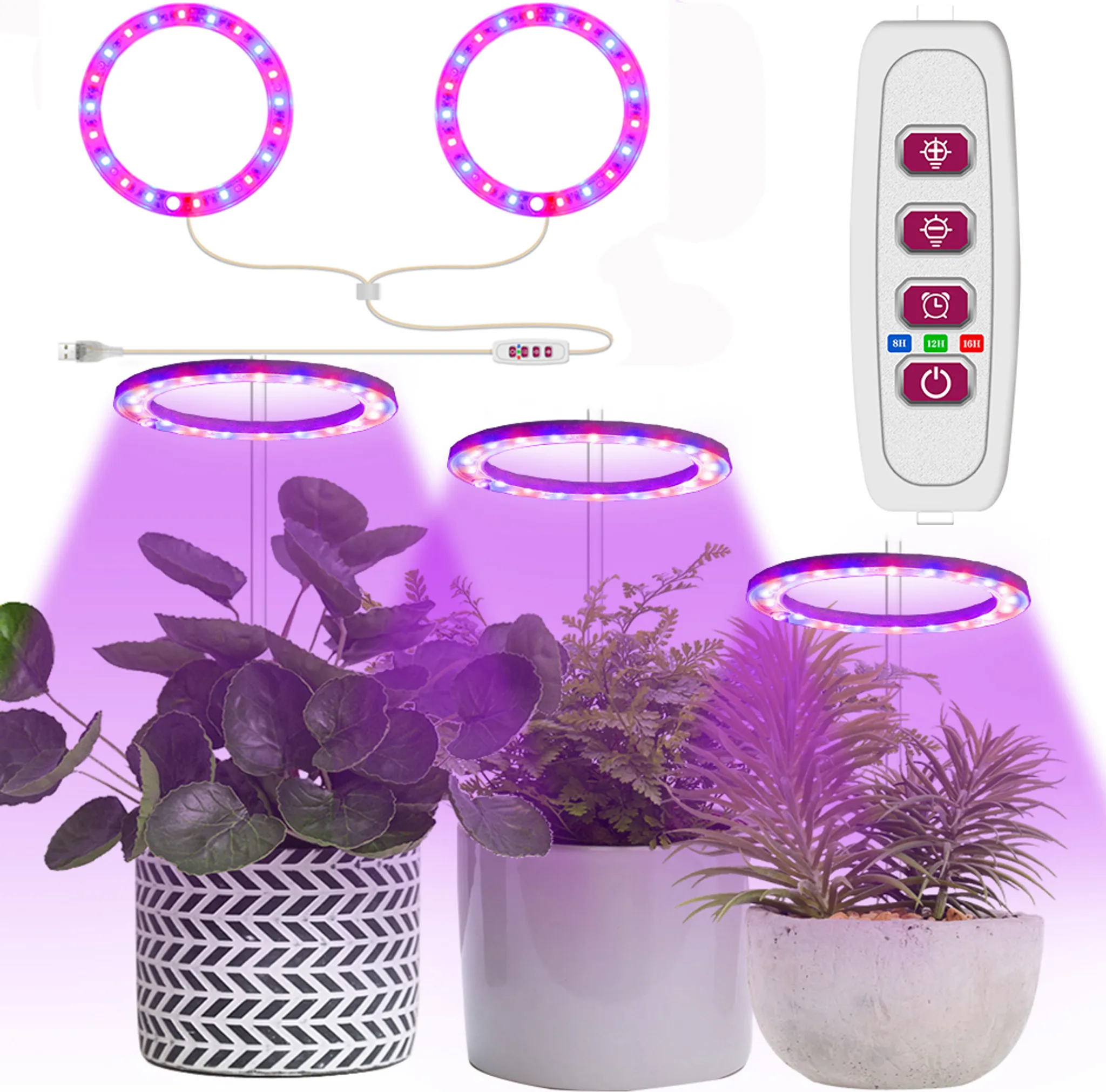 Disco de Led Vermelho e Azul Dupla Cabeça STELASPLEN