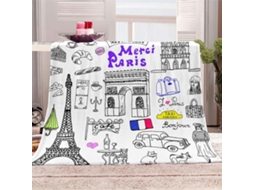 Manta de Microfibra Fansu Flanela Macia e Fofa 3d para Cama Sofá Ou Se Manter Aquecido no Inverno 150x130cm, M