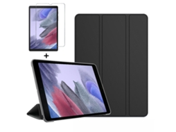 Capa Inteligente Para Samsung Galaxy Tab A7 Lite 2021 Sm T220 T225, Protetora Tablet 8.7 Sm T220 Sm T225, Vidro Preto. Tuotuo