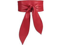2026 cinturón Ancho de Piel Suave para Mujer Con Nudo Bow Elegante Ajustable para Vestidos Y Faldas