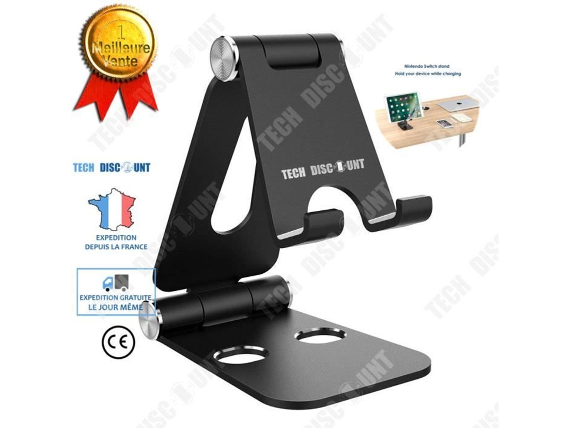 Suporte Para Telefone - Td® - Dobrável - Ângulo Ajustável - Proteção De Borracha - Antiderrapante-aquaforge