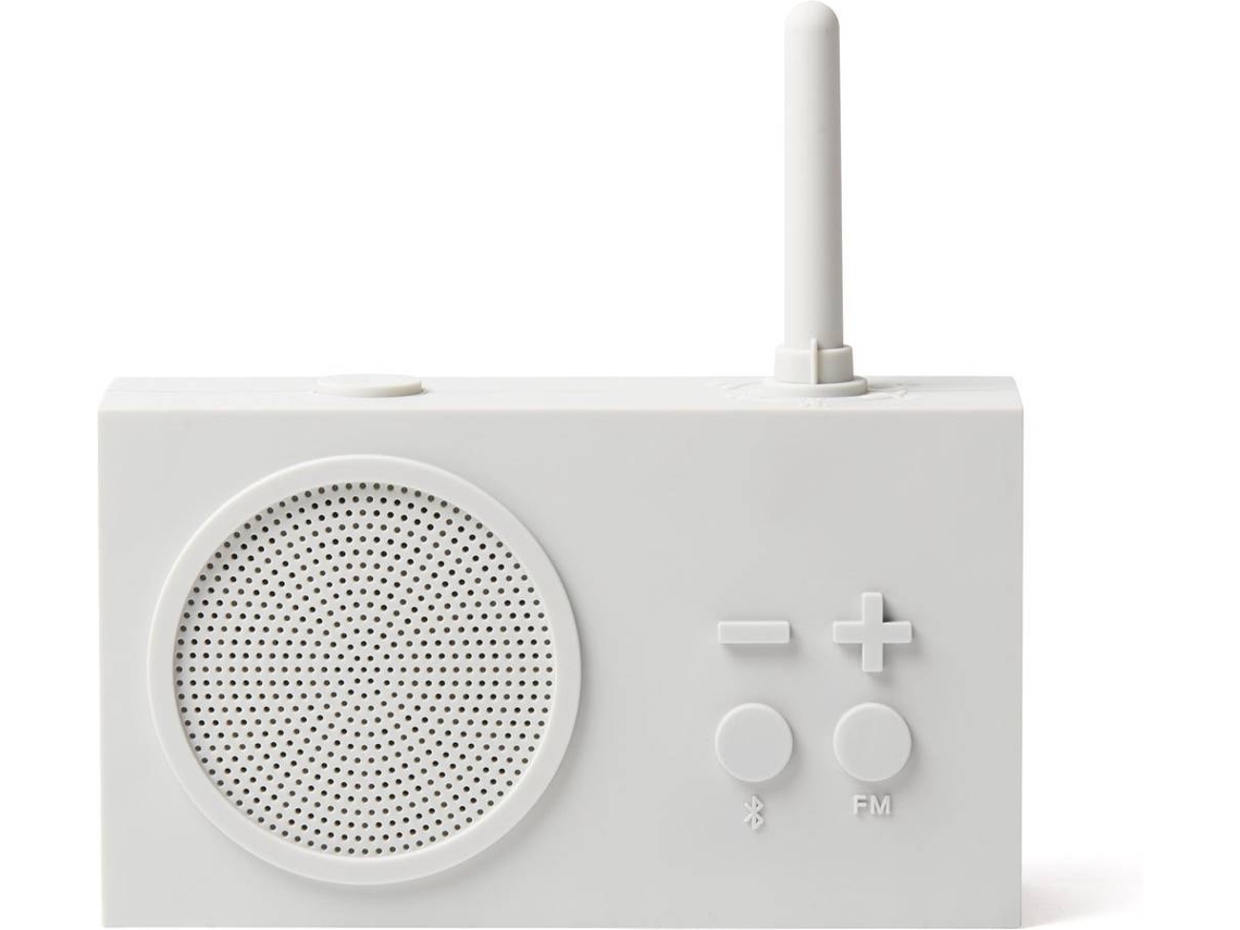 Rádio FM LEXON Tykho 3 (Autonomia: Até 20 horas - Bluetooth - Bateria - Branco Mate)