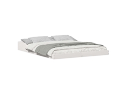 Estrutura da Cama Branco 160 X 200 Cm MAISON EXCLUSIVE