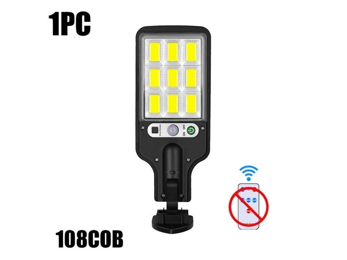 Cordão de luzes LED AQUAFORGE, 108 cob, 1 a 4 unidades, com 3 modos de iluminação, à prova d'água e sensor de movimento