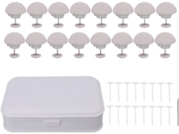 Suporte para capa de edredom de primavera, fixador em formato Cogumelo, conjunto de 16 peças para uso doméstico.