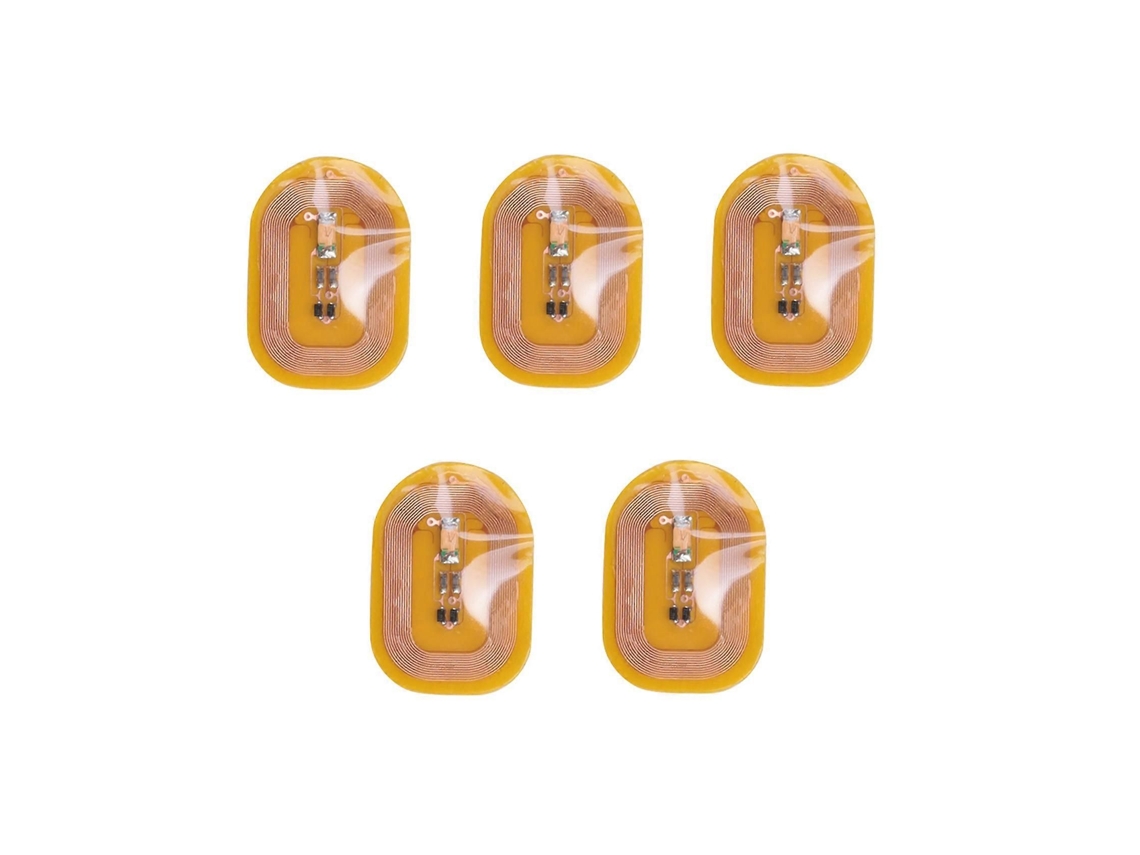Adesivo de Unha com Flash Nfc 5 Peças Led Chip Desencapado Lâmpada Luminosa Inteligente para Aprimorament o GOKOCO