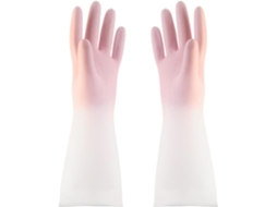 (rosa, M) Luvas De Limpeza De Silicone