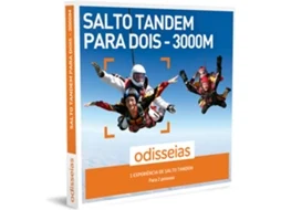 ODISSEIAS Pack Presente - Salto Tandem a 3.000 Metros para Dois - Experiência de Aventura para 2 pessoas