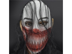 Halloween Horror Face Hood Máscara de Terror Feminina/Estilo J NANA