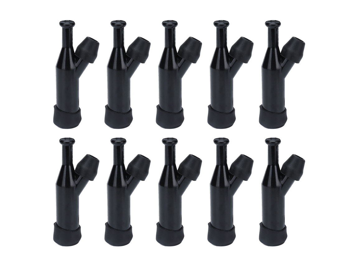 Yuru 10pcs Tampa de Vela de Alta Pressão 168f Gx160 Preto Abs Durável para Gerador a Gasolina 2kw3kw