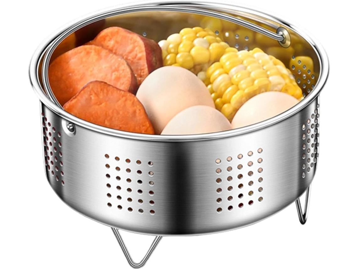 Cesto Para Panela De Pressão Com Alça, Escorredor Frutas, Utensílio