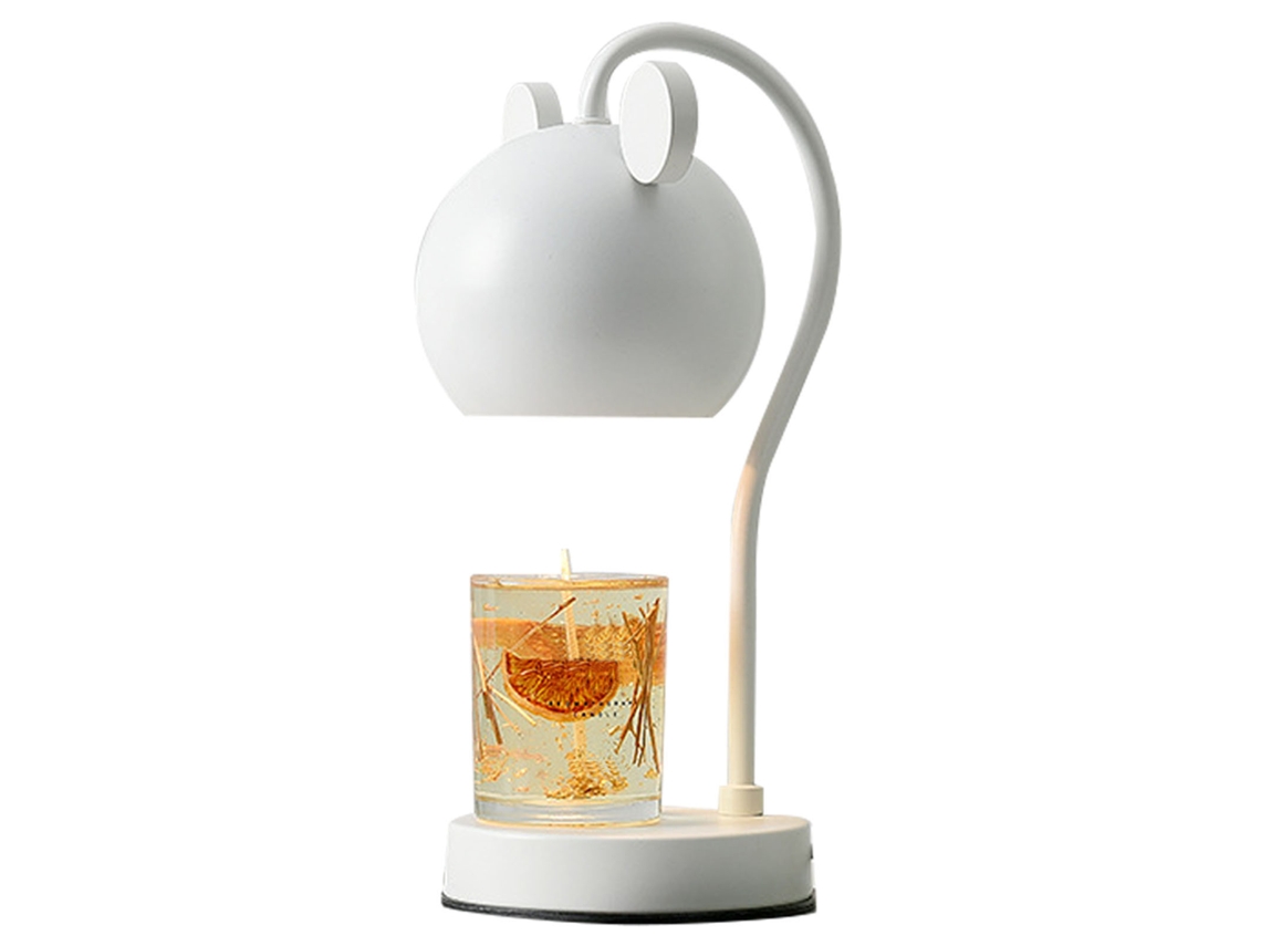 Rebe-lâmpada Quente Velas Aromática Regulável Moderna Elétrica Bonita Para Mesa Com Plugue Eu Branca