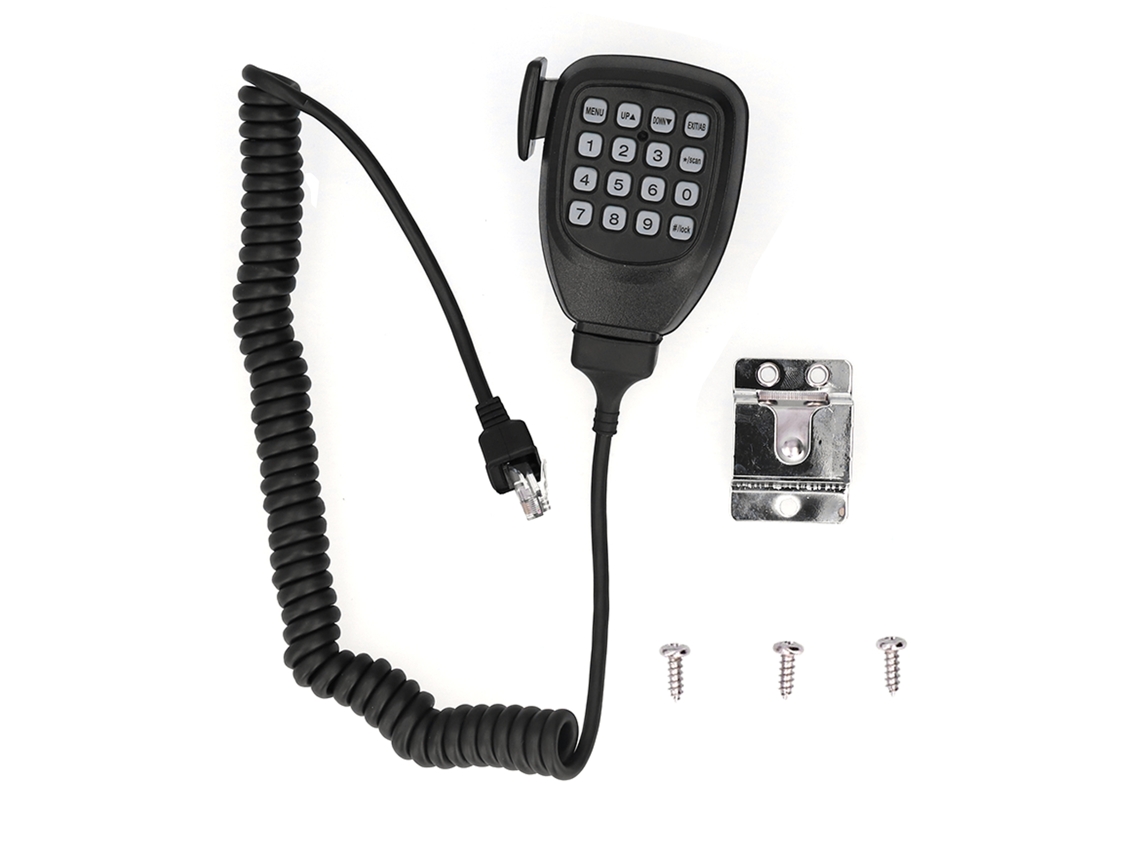 Microfone de Ombro para Walkie Talkie compatível com Qyt Kt 5800 8900 BRILVIBERA