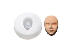 Molde De Silicone Para Decoração De Rosto De Bebê, Bonecas E Chocolates, Ideal Para Confeitar Doces, Bolos E Cupcakes.