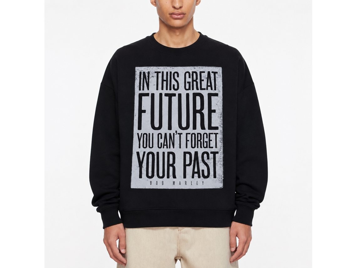 Bob Marley Great Future Lyric Sweatshirt Unisex Adults Size:l