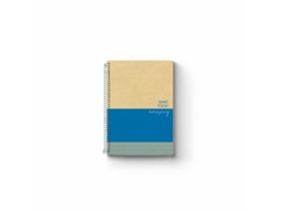 Caderno Espiral FIRMO UpCycling (Quadriculado - 80 Folhas - B5 - Azul)