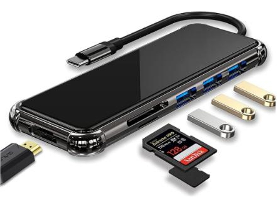 Lurelia Hub Usb-c 6 Em 1, Hdmi, Sd/tf