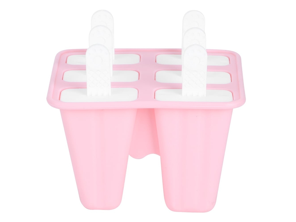 Moldes de Sorvete Silicone Rosa LAXISCREED