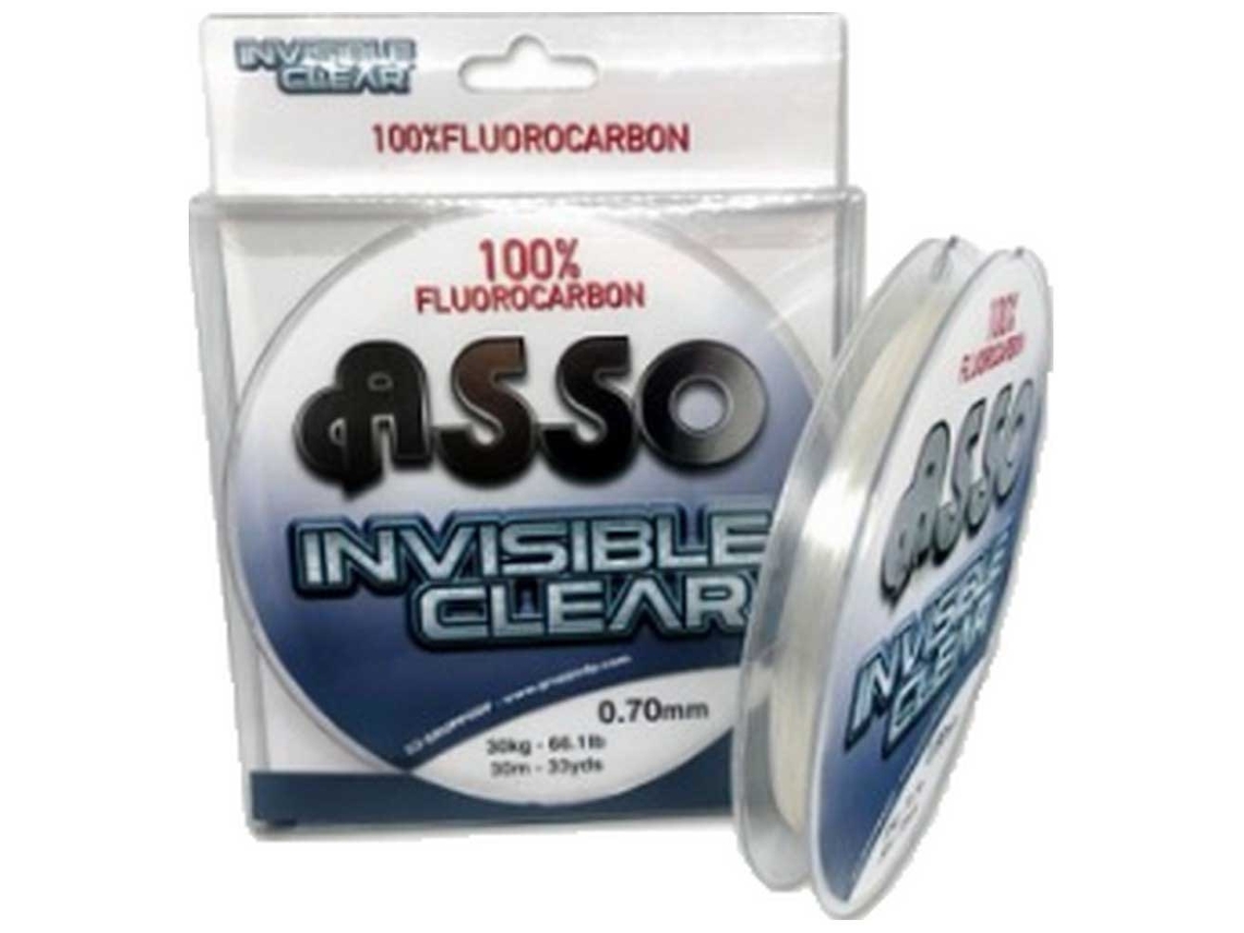 Fluorocarbono Invisible 30 M Branco 0.700 Mmasso