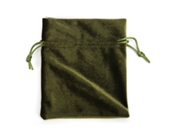 Ats bolsa de Tarot de Terciopelo com Cordão Suave para Armazenar Cartas de Jogo, Joias e Moedas Cor Verde