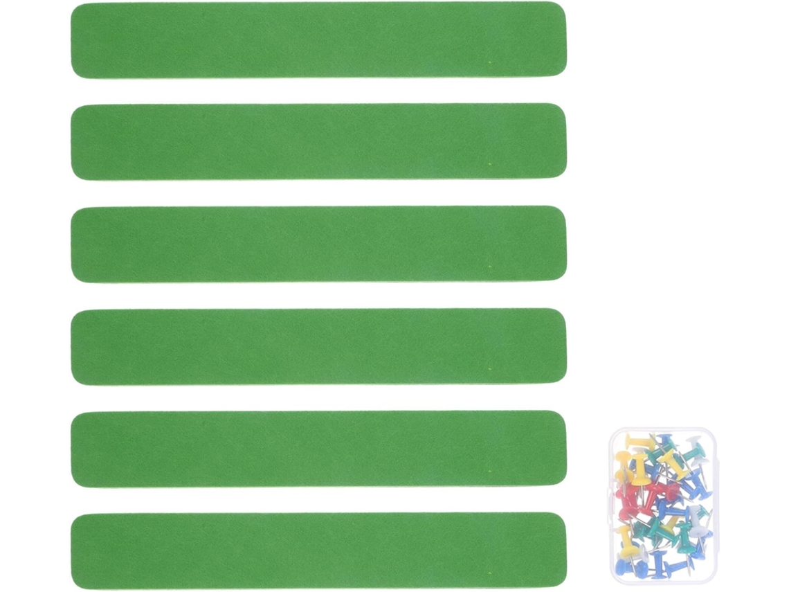 Tiras de feltro autoadesivas para quadros de avisos, material EVA prático e durável, ideal para cabeçalhos de escolas e outros ambientes.